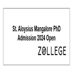 St Aloysius Mangalore PhD Admission 2024 Open